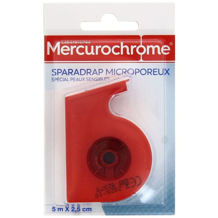 MERCUROCHROME SPARADRAP MICROPOREUX 5M X2.5CM