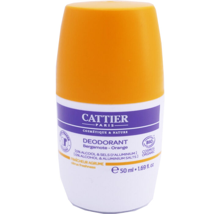 CATTIER DEODORANT 50ML BERGAMOTE ORANGE
