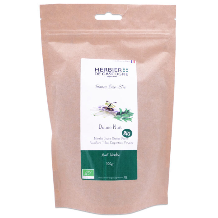 HERBIER DE GASCOGNE TISANE DOUCE NUIT BIO 100G