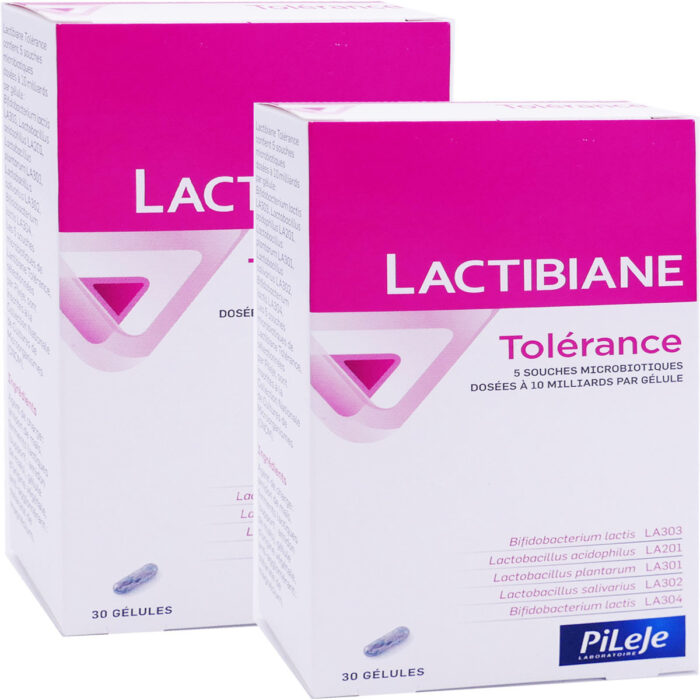 PILEJE LACTIBIANE TOLÉRANCE 30 GÉLULES X2