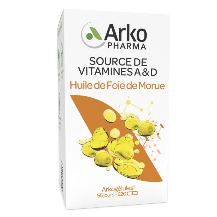 ARKOPHARMA HUILE DE FOIE DE MORUE 220 CAPSULES