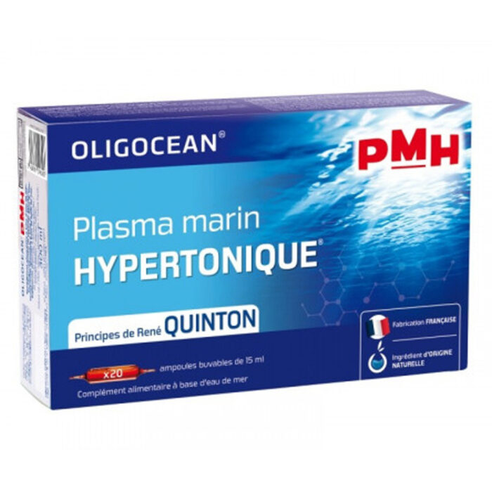 OLIGOCEAN PLASMA MARIN HYPERTONIQUE PMH 20 AMPOULES DE 10 ML