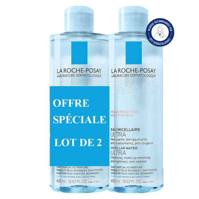 LA ROCHE-POSAY EFFACLAR EAU MICELLAIRE ULTRA 2X400ML