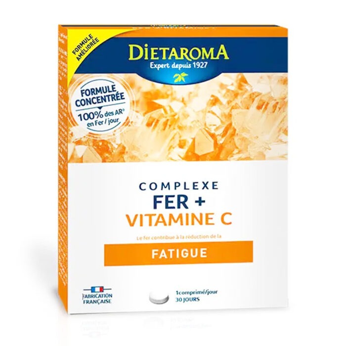 DIETAROMA FER + VITAMINE C COMPLEXE FATIGUE 30 COMPRIMES