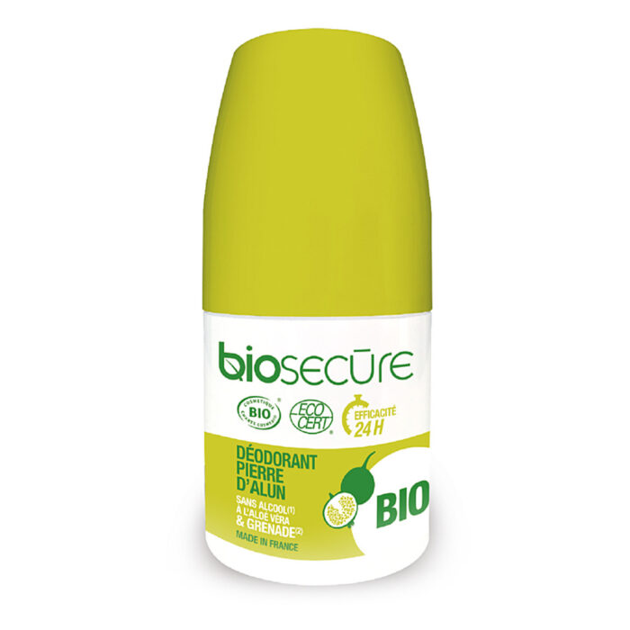 BIO SECURE DEODORANT PIERRE D'ALUN SANS ALCOOL GRENADE 50ML