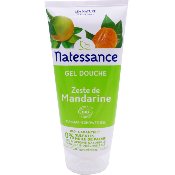 NATESSANCE GEL DOUCHE ZESTE DE MANDARINE 200 ML