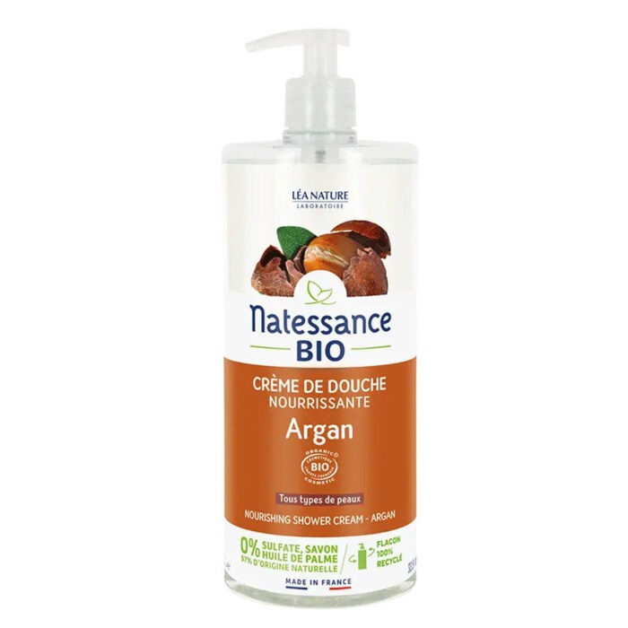 NATESSANCE BIO CREME DE DOUCHE NOURRISSANTE ARGAN BIO 1L