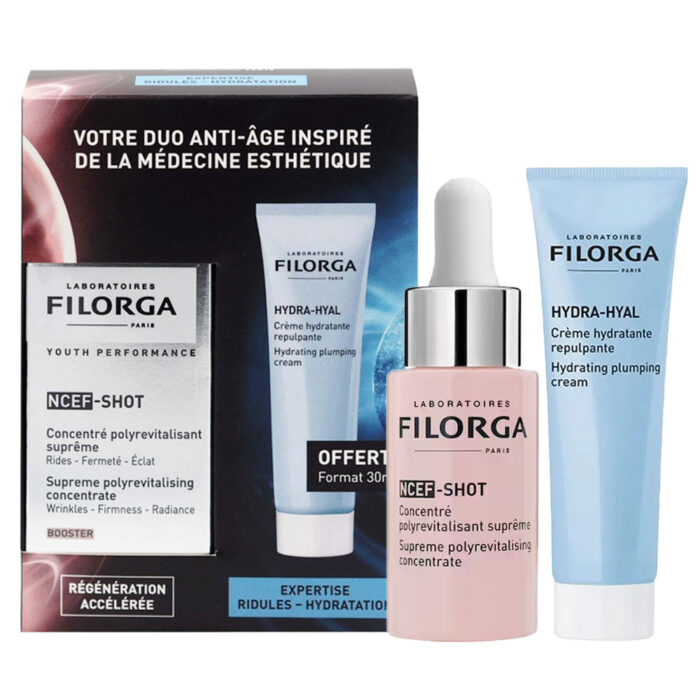 FILORGA NCEF SHOT CONCENTRE15ML + HYDRA HYAL CREME 30ML