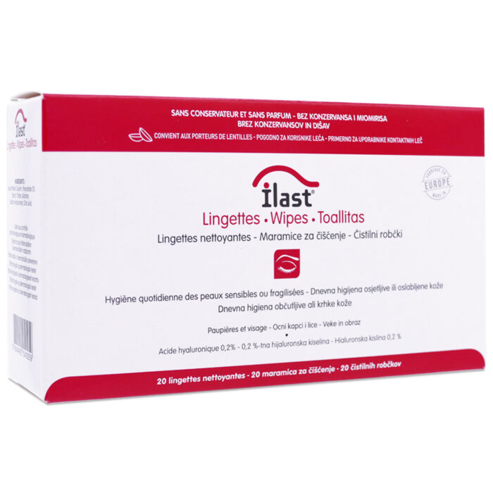 ILAST LINGETTES NETTOYANTES PAUPIERES x20