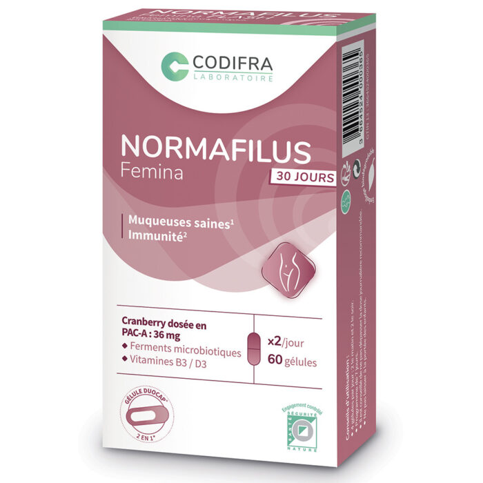 CODIFRA NORMAFILUS FEMINA 60 GELULES