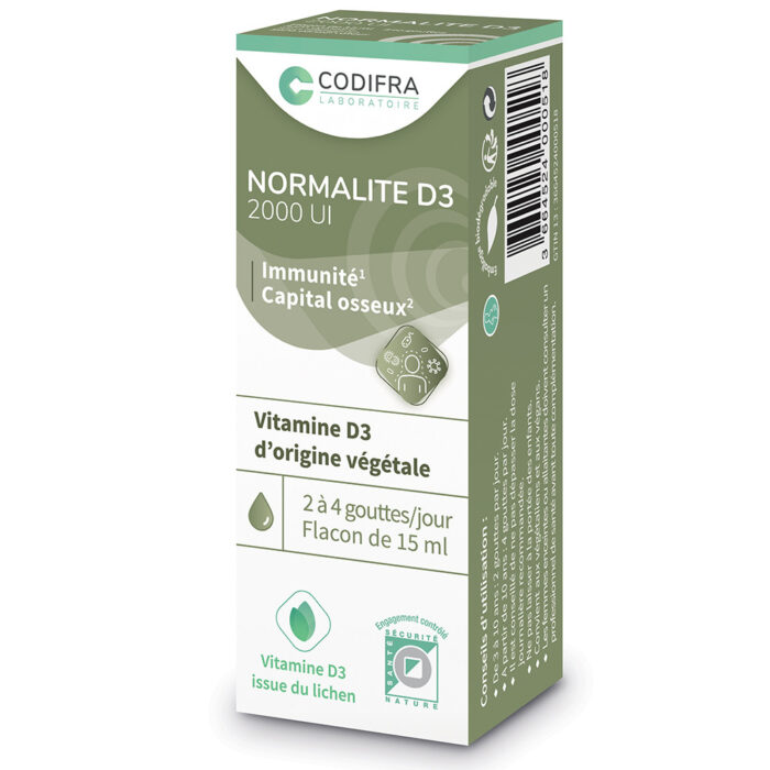 CODIFRA NORMALITE D3 2000 UI 15ML