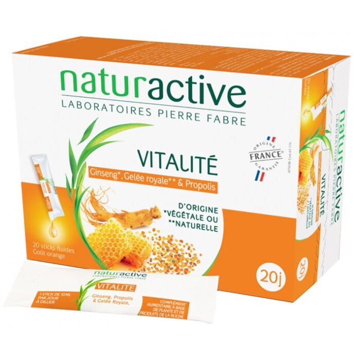 NATURACTIVE VITALITE 20 JOURS 20 STICKS GOUT ORANGE