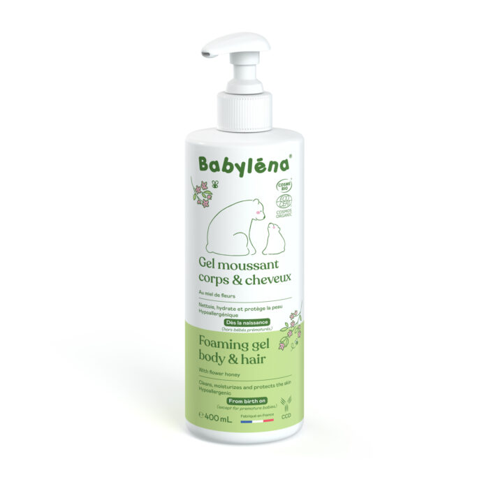 BABYLENA BIO GEL MOUSSANT CORPS & CHEVEUX 400ML