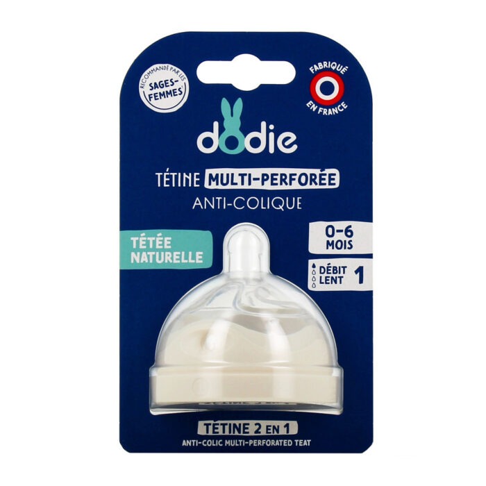 DODIE TETINE MULTI PERFOREE ANTI COLIQUE