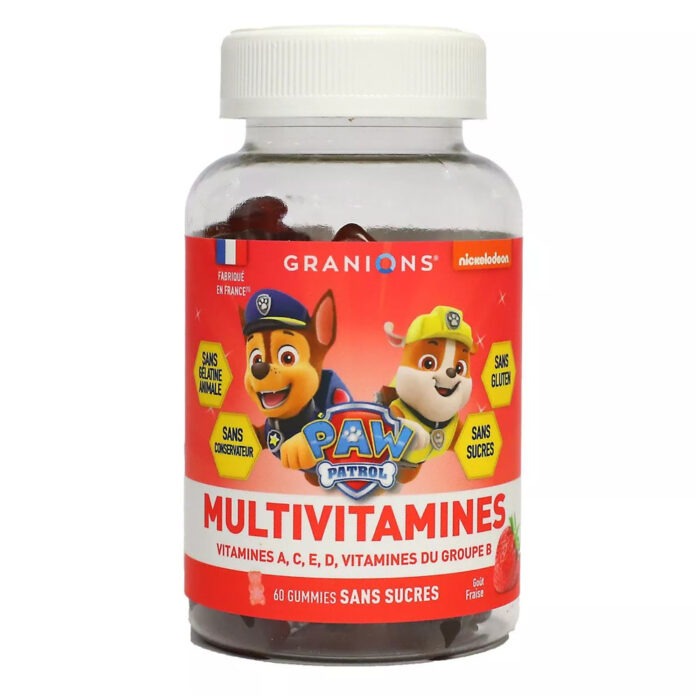 GRANIONS KID MULTIVITAMINES PAW PATROL 60 GUMMIES SANS SUCRES