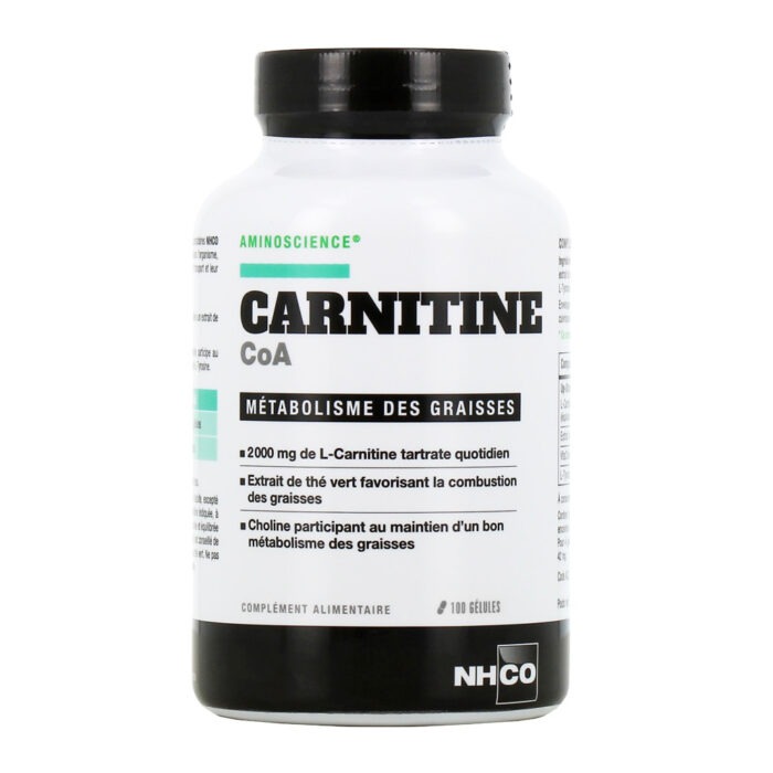 NHCO CARNITINE COA METABOLISME DES GRAISSES 100 GELULES