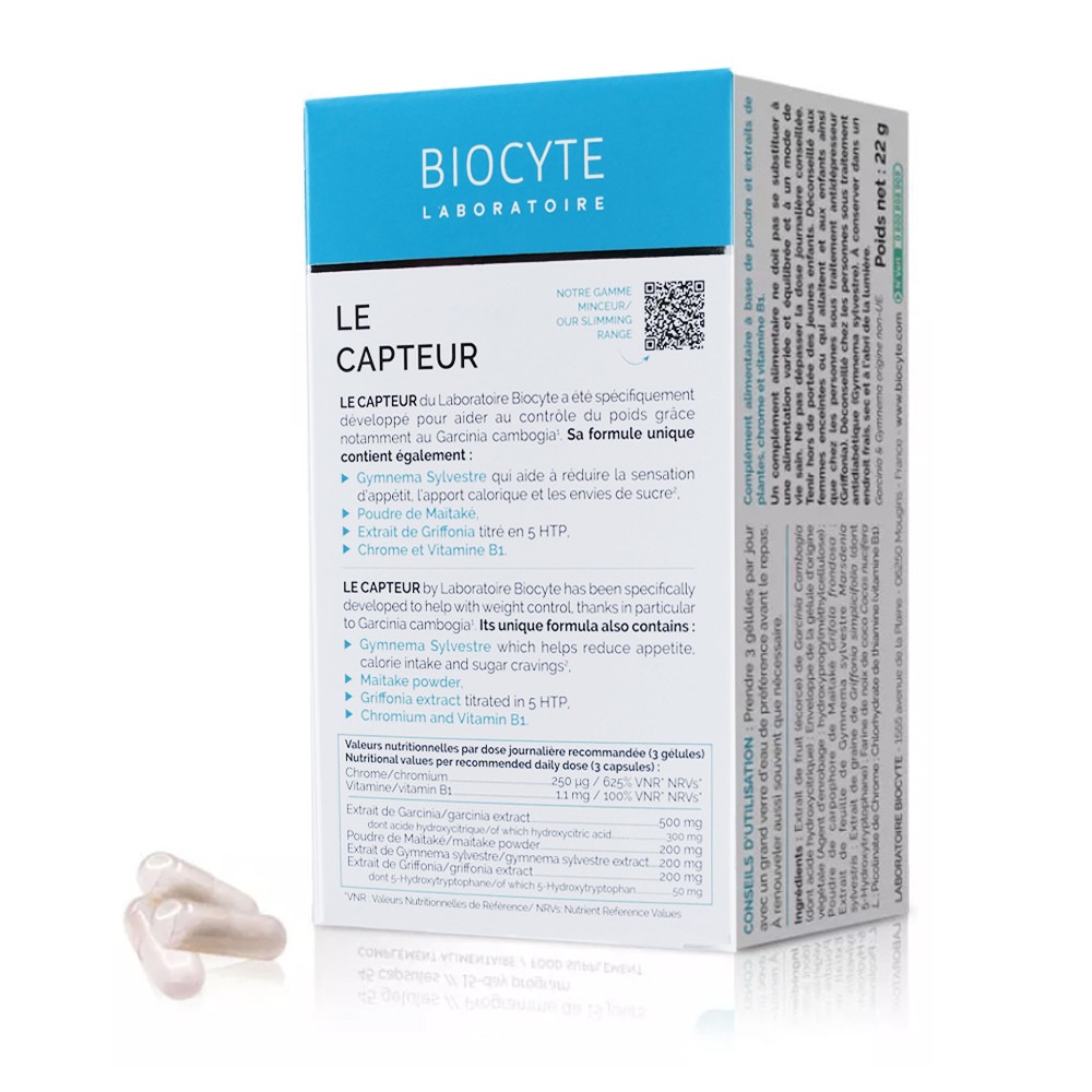 BIOCYTE LE CAPTEUR REDUCTEUR D'APPETIT 45 GELULES – Image 2