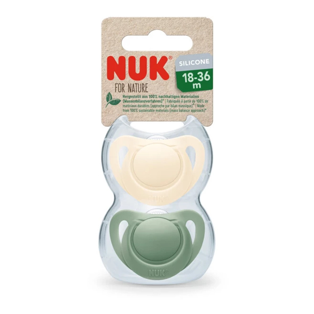 NUK FOR NATURE 18-36 MOIS LOT DE 2 SUCETTES – Image 3
