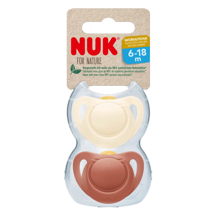 NUK FOR NATURE 6-18 MOIS LOT DE 2 SUCETTES – Image 3