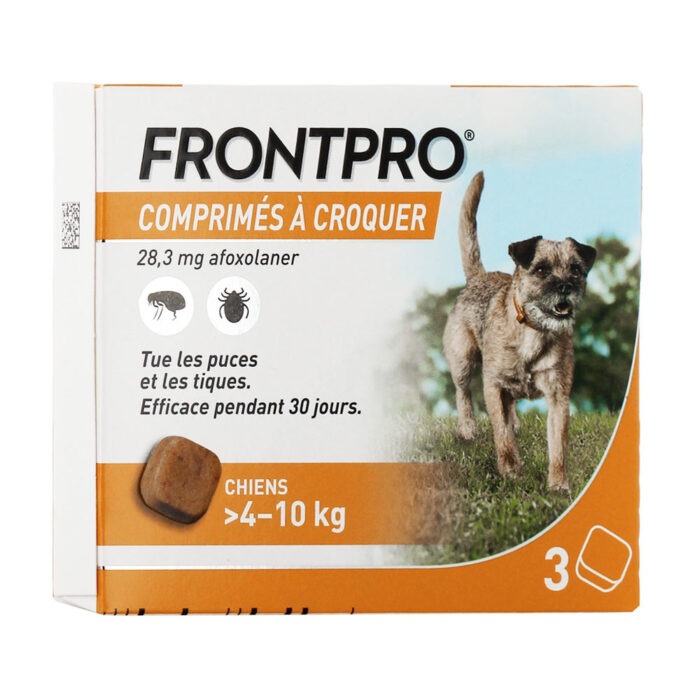 FRONTPRO 3 COMPRIMES A CROQUER CHIENS 4-10 KG