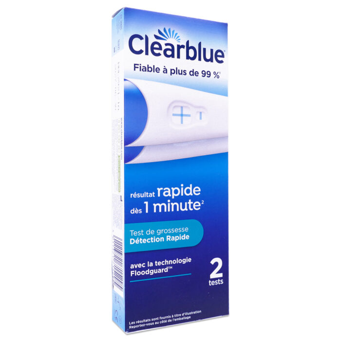 CLEARBLUE TEST DE GROSSESSE PACK DE 2