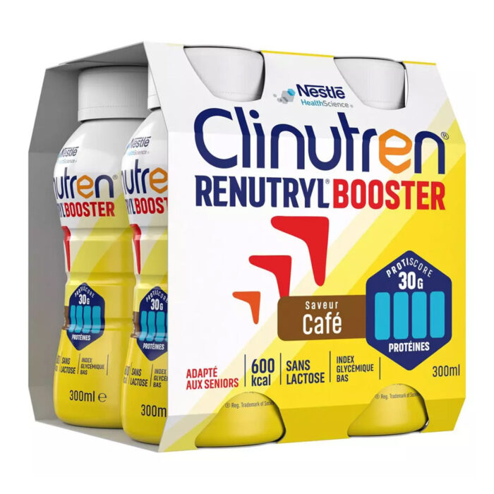 RENUTRYL BOOSTER 4 X 300ML SAVEUR CAFE (10 MAX/CDE)