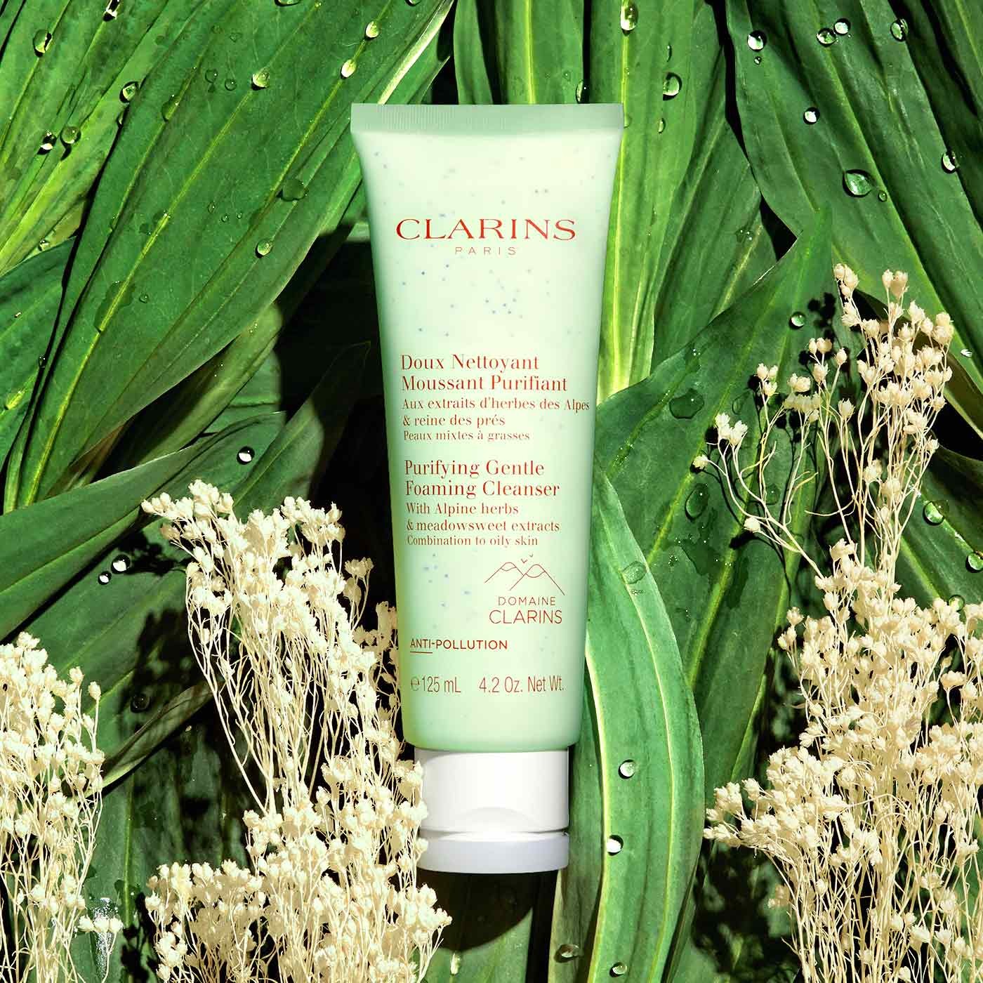 CLARINS DOUX NETTOYANT MOUSSANT PURIFIANT PEAUX MIXTES A GRASSES 125ML – Image 4