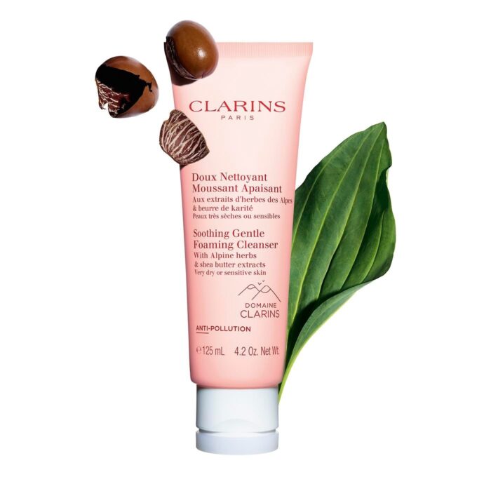 CLARINS DOUX NETTOYANT MOUSSANT APAISANT PEAUX TRES SECHES OU SENSIBLES 125ML