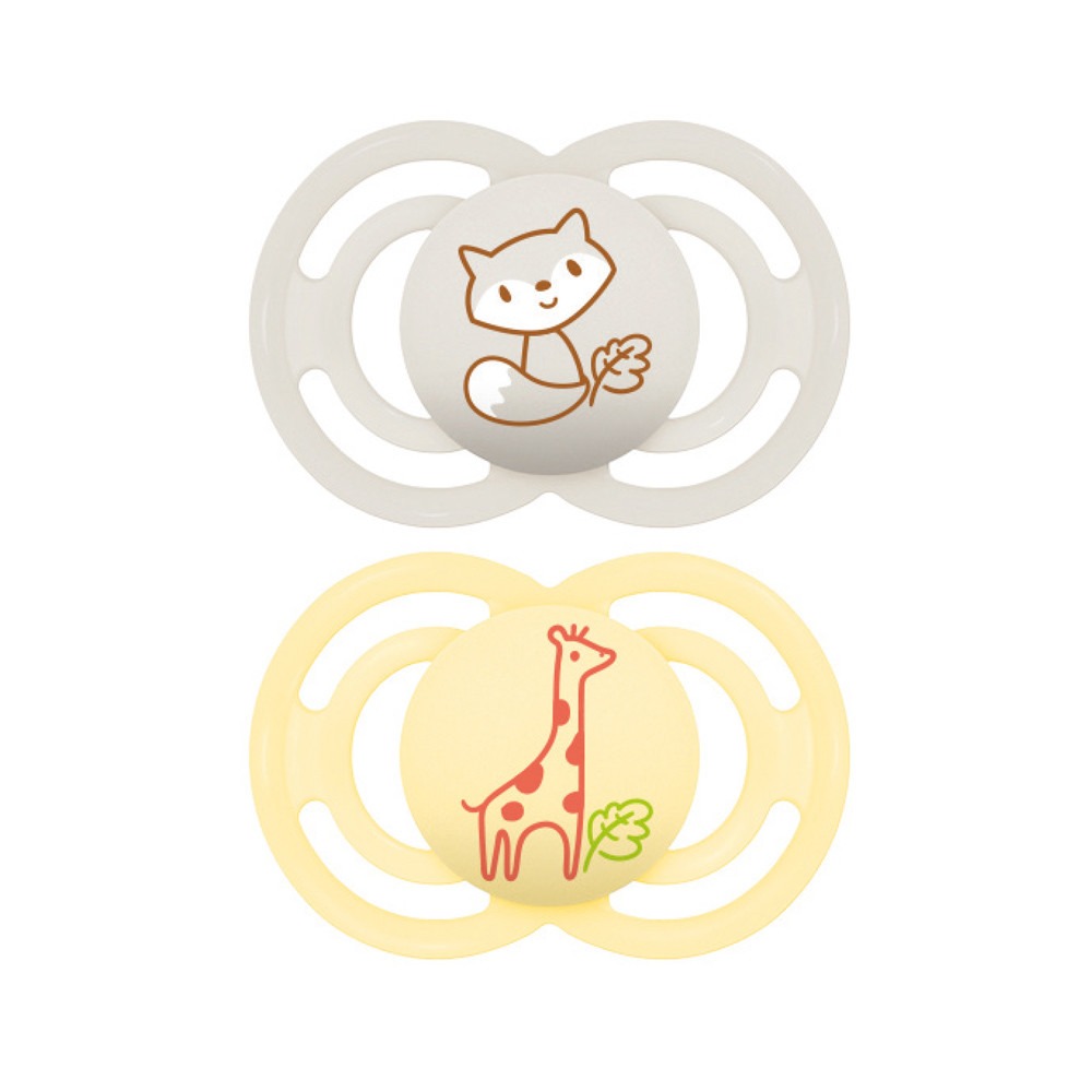 MAM SUCETTES SILICONE PERFECT +6 MOIS ANIMAUX REF 73 – Image 2