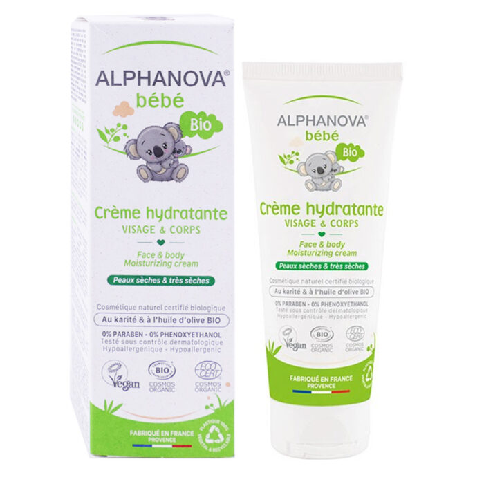 ALPHANOVA BEBE BIO CREME HYDRATANTE VISAGE & CORPS 75ML