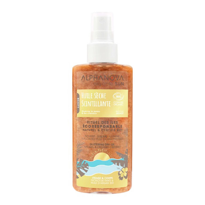 ALPHANOVA ORGANIC SUN HUILE SECHE SCINTILLANTE BIO 125ML