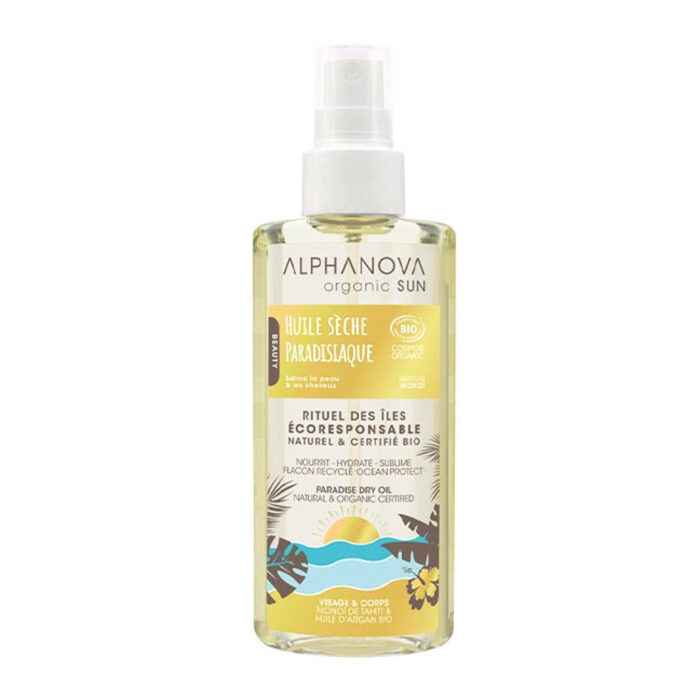 ALPHANOVA ORGANIC SUN HUILE SECHE PARADISIAQUE BIO 125ML