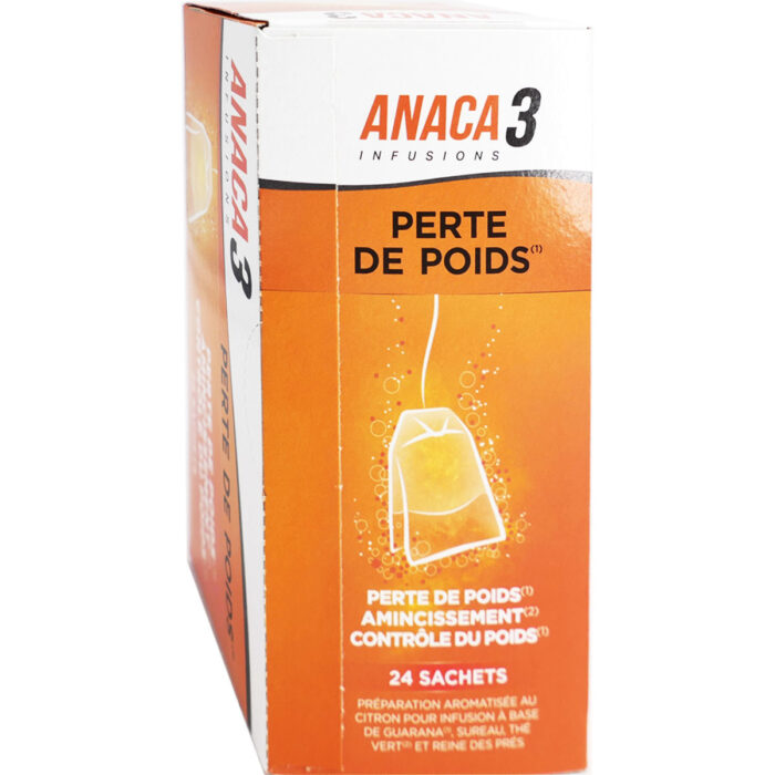 ANACA 3 INFUSIONS PERTE DE POIDS 24 SACHETS