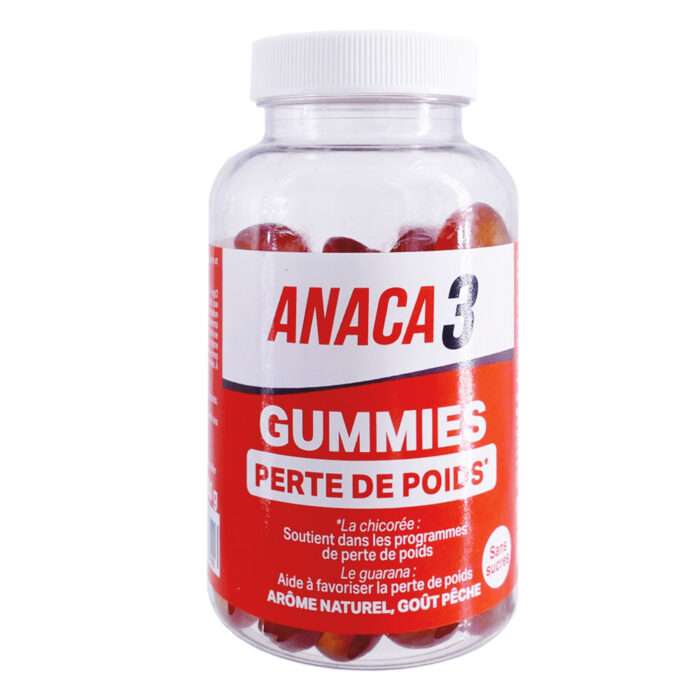 ANACA 3 GUMMIES PERTE DE POIDS 60 GUMMIES