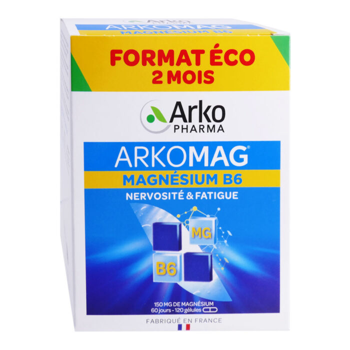 ARKOPHARMA ARKOMAG MAGNÉSIUM B6 120 GÉLULES