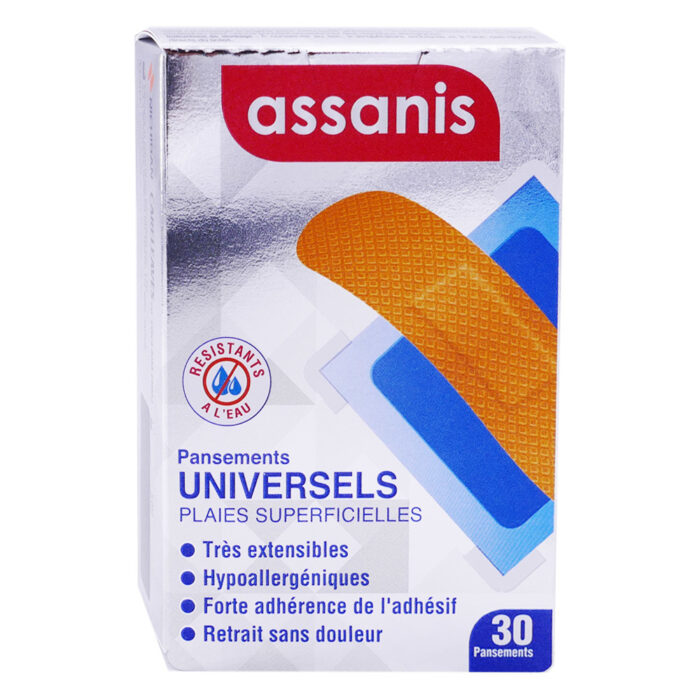 ASSANIS PANSEMENTS UNIVERSELS 30 PANSEMENTS