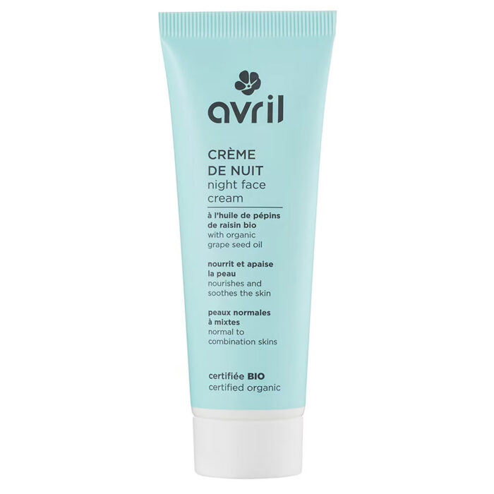AVRIL CREME DE NUIT BIO PEAUX NORMALES A MIXTES 50ML