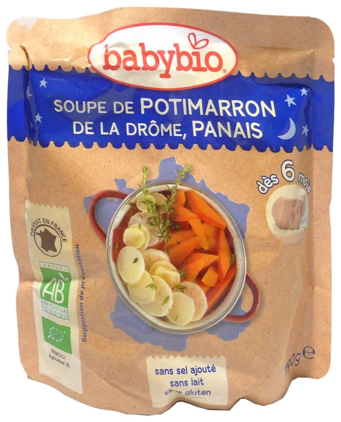 BABYBIO SOUPE POTIMARRON-PANAIS SACHET 190G