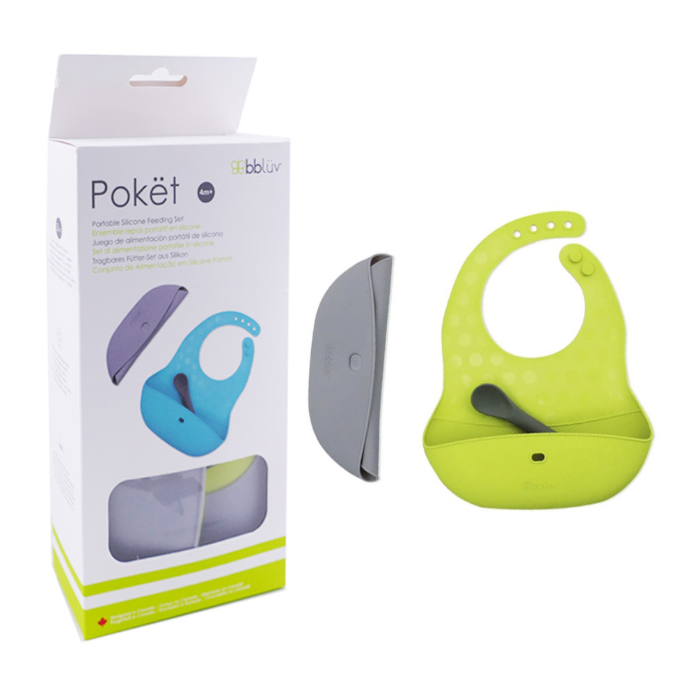 BBLÜV POKËT ENSEMBLE REPAS PORTATIF EN SILICONE 4M+ – Image 2