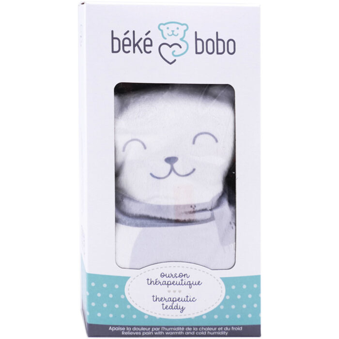 BEKE BOBO OURSON THERAPEUTIQUE ECHARPE GRISE