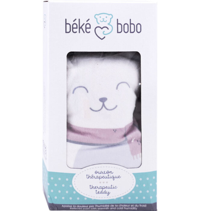 BEKE BOBO OURSON THERAPEUTIQUE ECHARPE ROSE