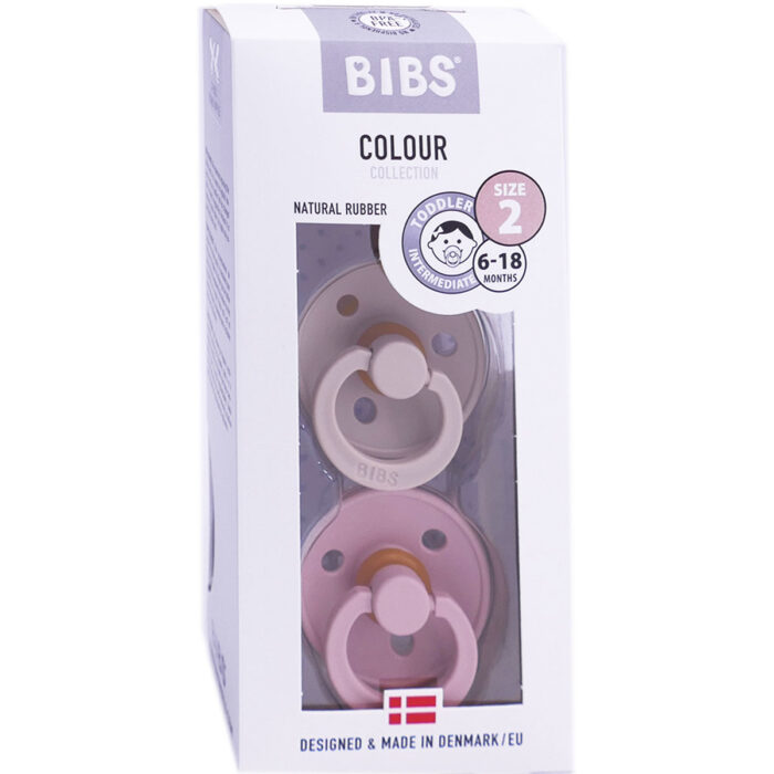 BIBS COLOUR COLLECTION LOT 2 SUCETTES 6 18 MOIS