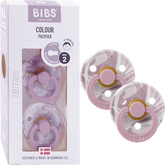 BIBS COLOUR PACIFIER SPECIAL EDITION LOT 2 SUCETTES TAILLE 2
