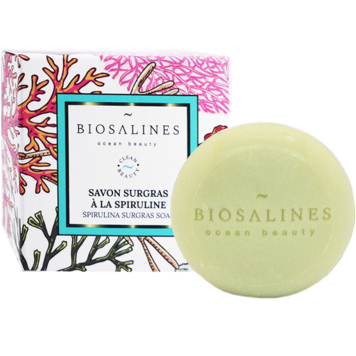BIOSALINES SAVON SURGRAS A LA SPIRULINE 70G