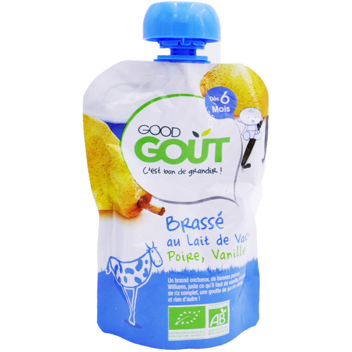 GOODGOUT BRASSE POIRE VANILLE 90G