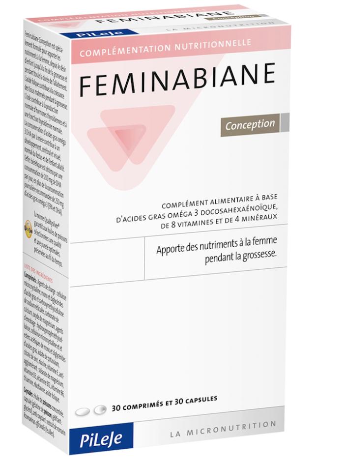 PILEJE FEMINABIANE CONCEPTION 30 COMPRIMES+30 CAPSULES