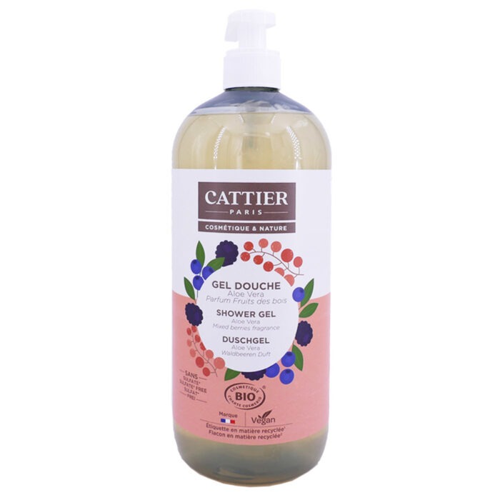 CATTIER GEL DOUCHE ALOE VERA BIO 1L – Image 6