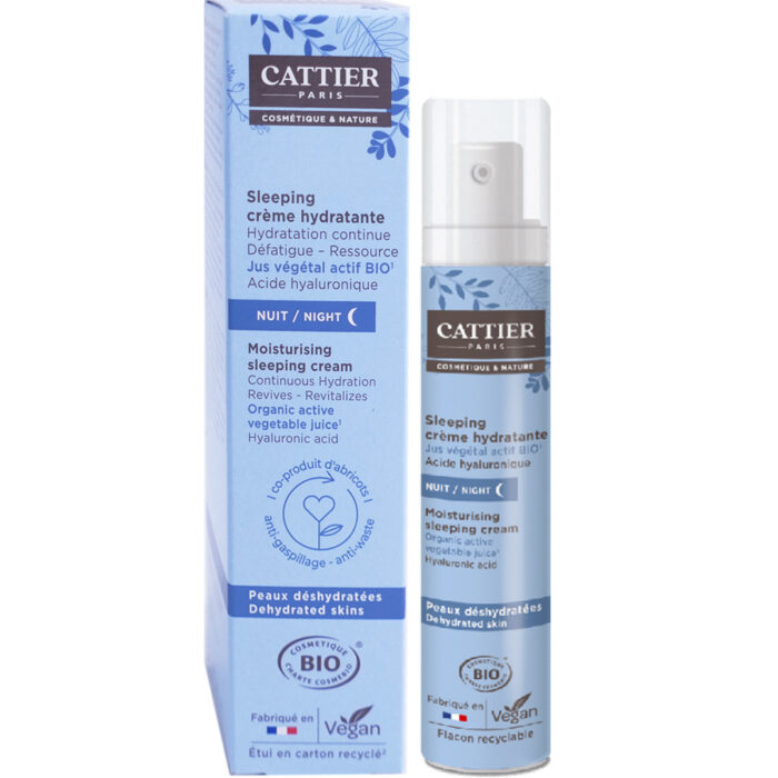 CATTIER SLEEPING CREME HYDRATANTE BIO 50ML