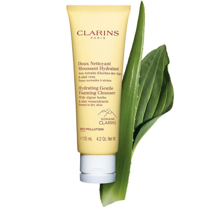 CLARINS DOUX NETTOYANT MOUSSANT HYDRATANT PEAUX NORMALES A SECHES 125ML