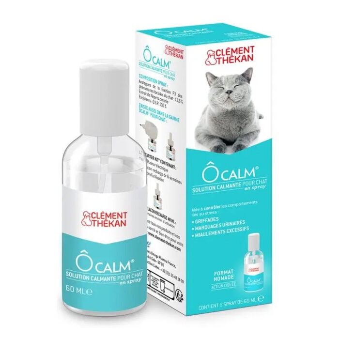 CLEMENT THEKAN O CALM SOLUTION CALMANTE POUR CHAT 60ML